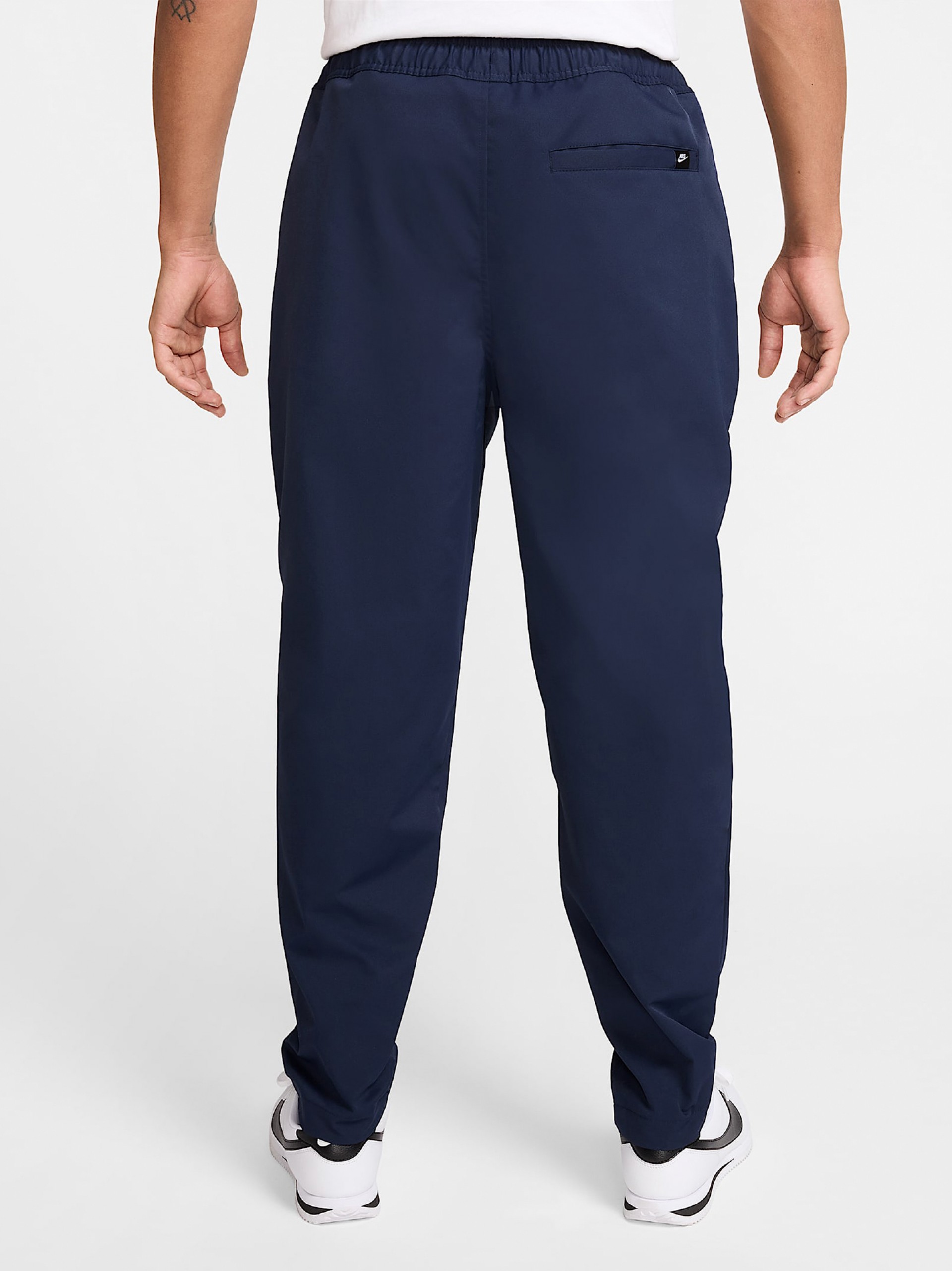Nike Club Woven Tapered Blue Trousers For Men