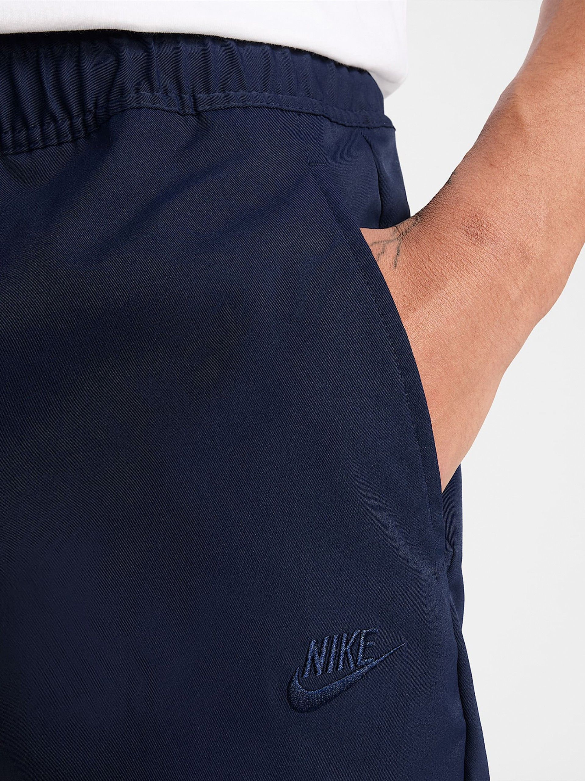 Nike Club Woven Tapered Blue Trousers For Men