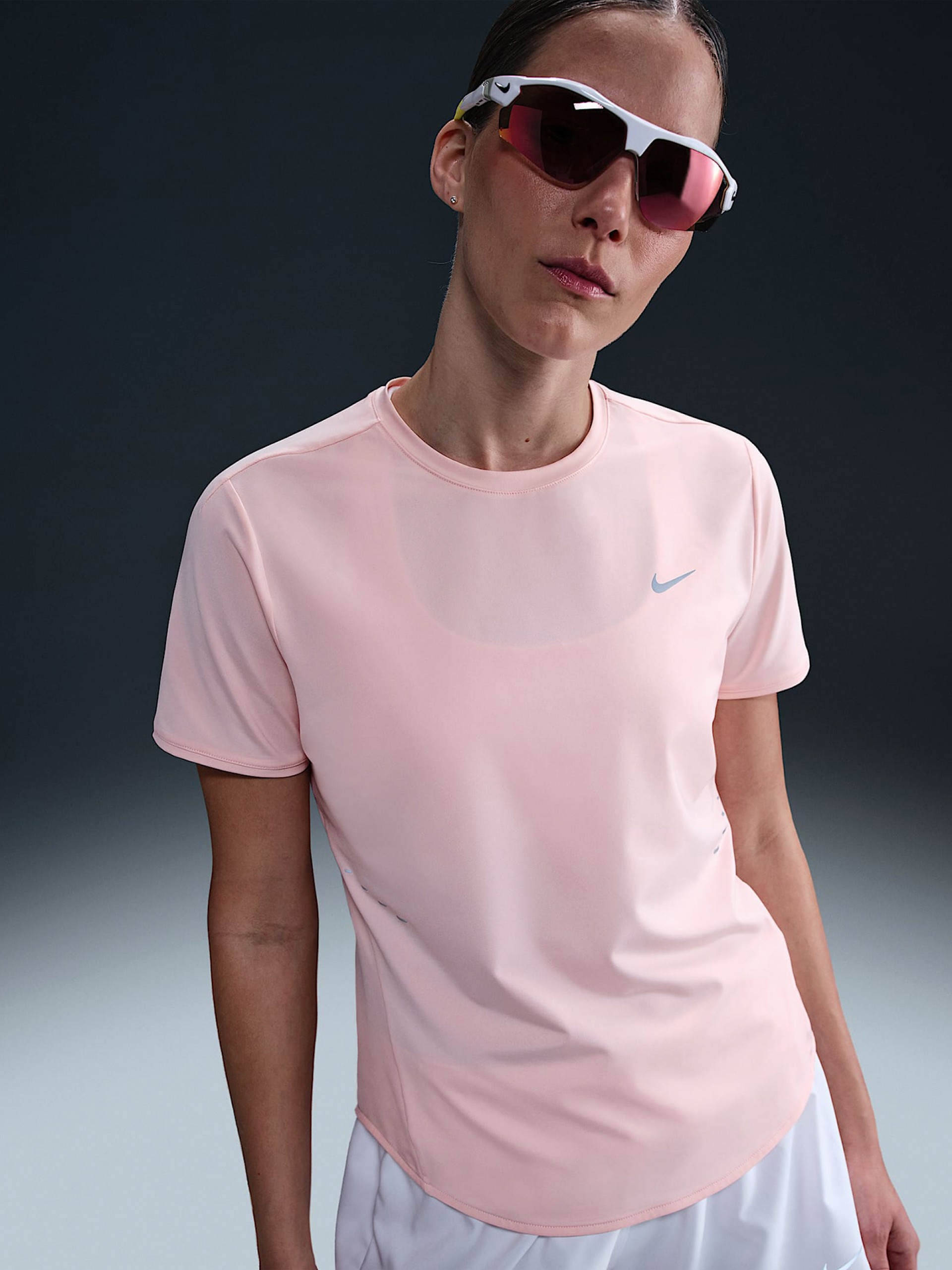 Nike Swift Dri-FIT Pink Running T-shirt For Women