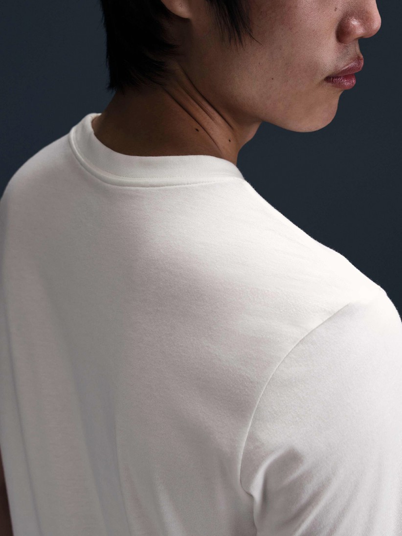 Camiseta Nike Sportswear Beige Estampada Para Hombre