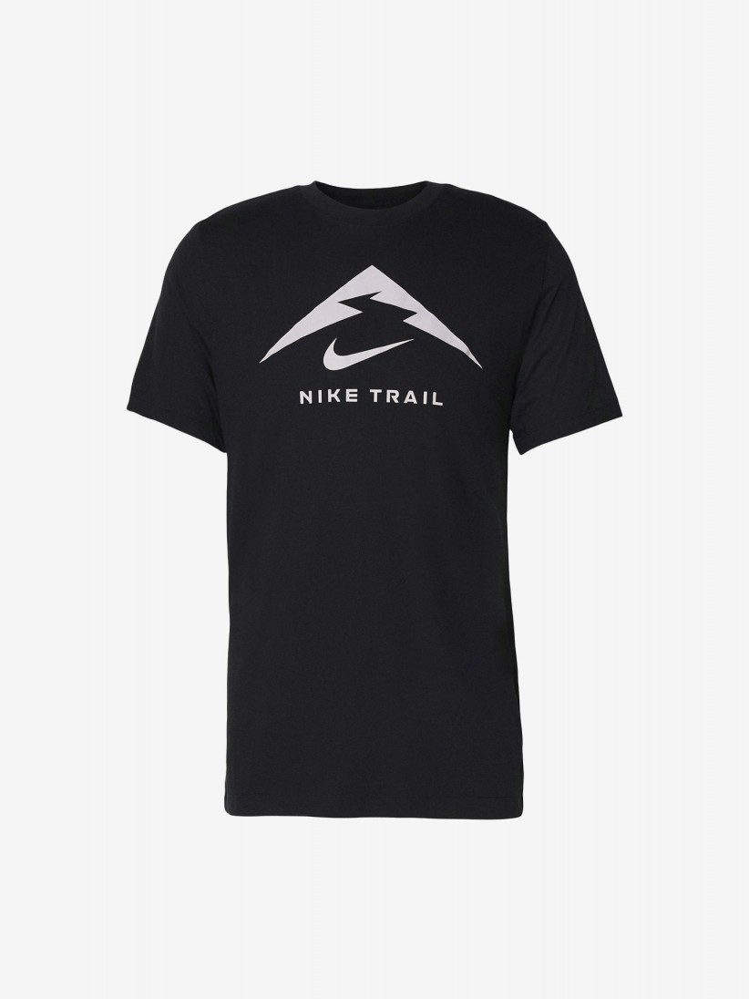 Nike Dri-FIT Black Trail Running T-shirt For Men - FQ3914