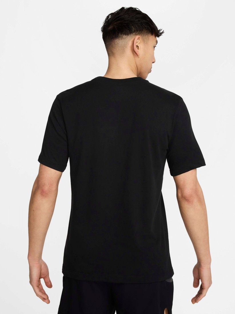 Camiseta de Trail Nike Dri-FIT Negra Para Hombre