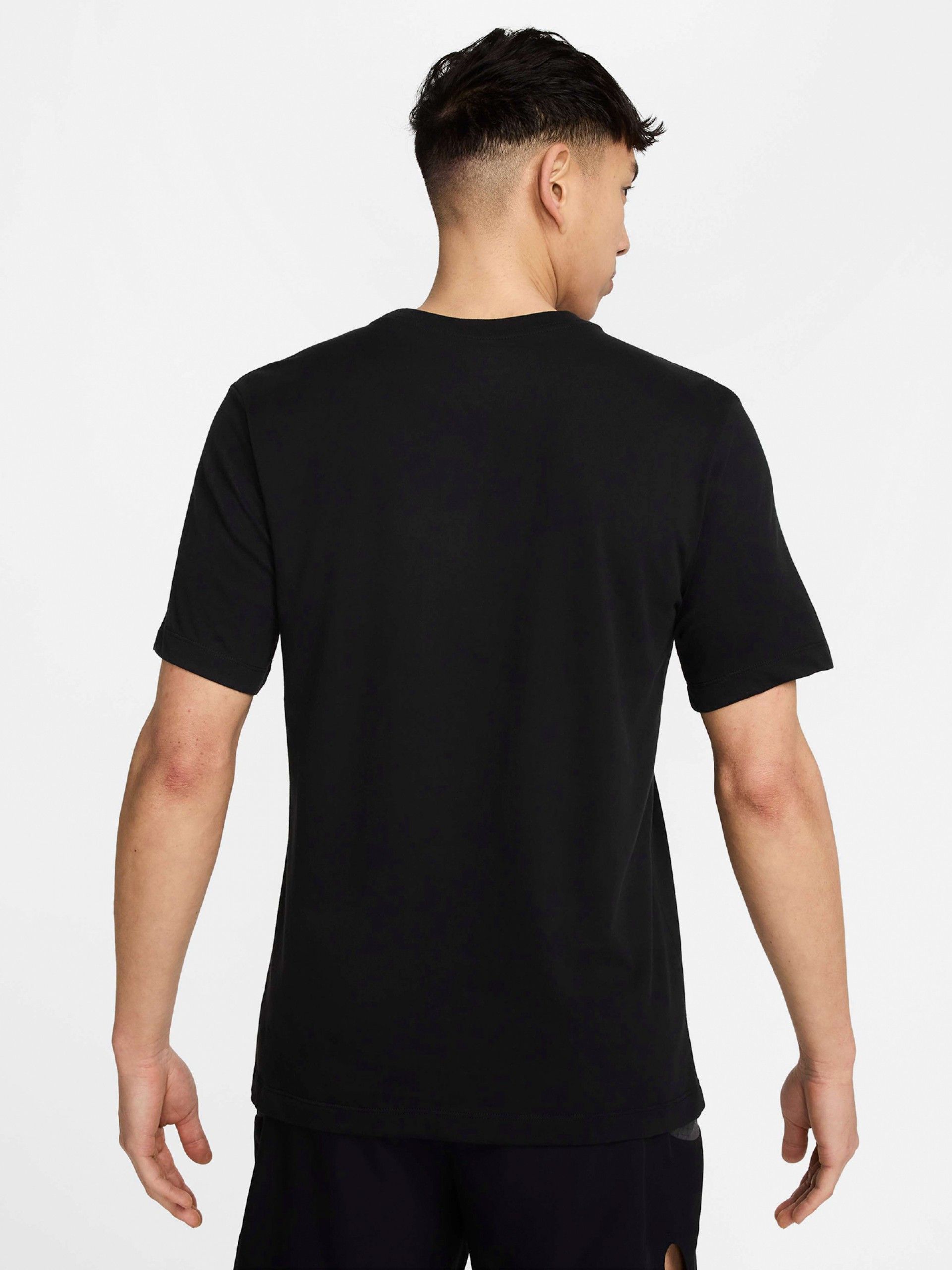 T-shirt de Trail Nike Dri-FIT Preta Para Homem