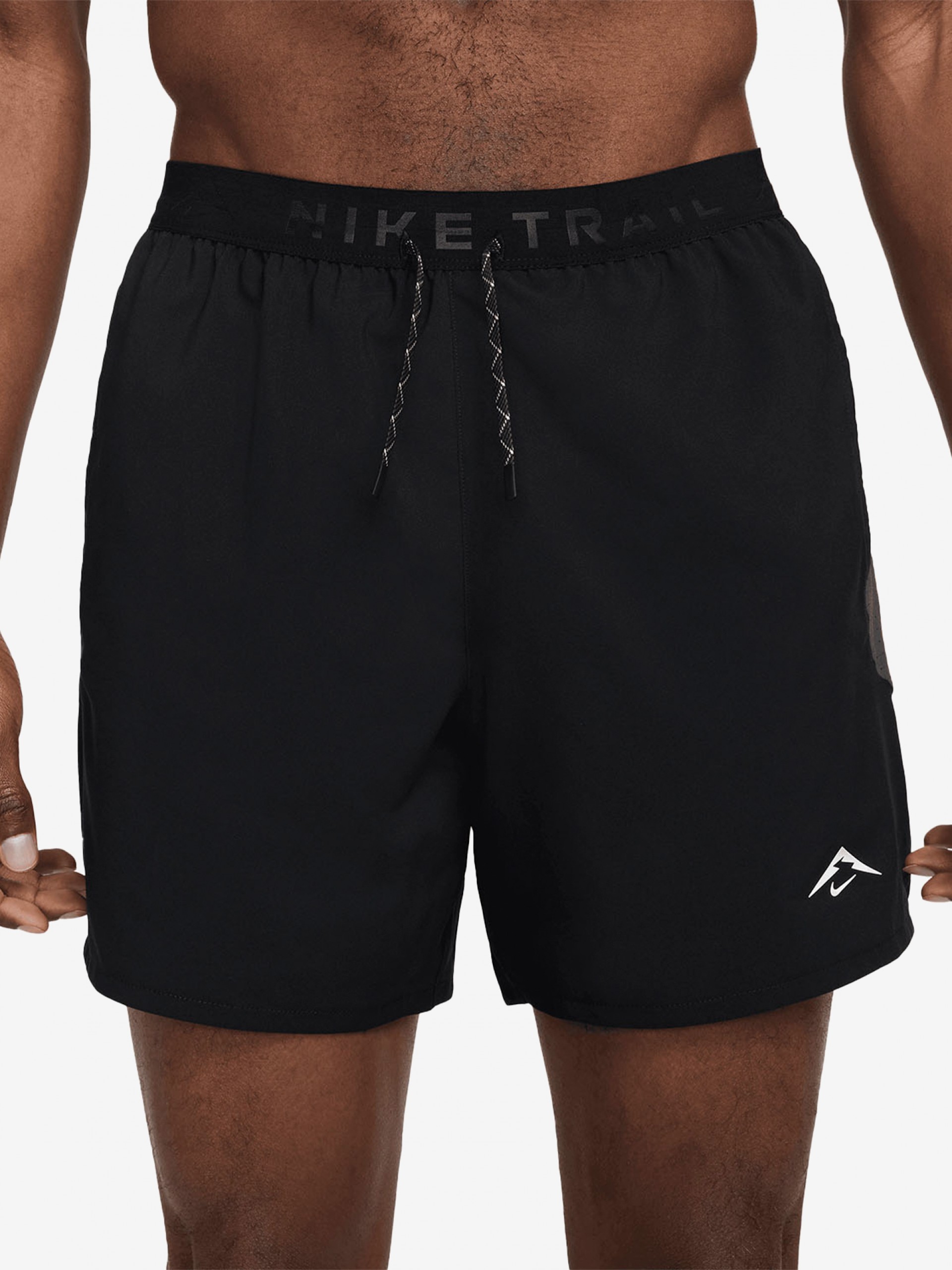 Pantalones Cortos de Trail Nike Dri-FIT 15cm Negros Para Hombre