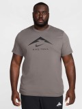 Camiseta de Trail Nike Dri-FIT Marrn Para Hombre