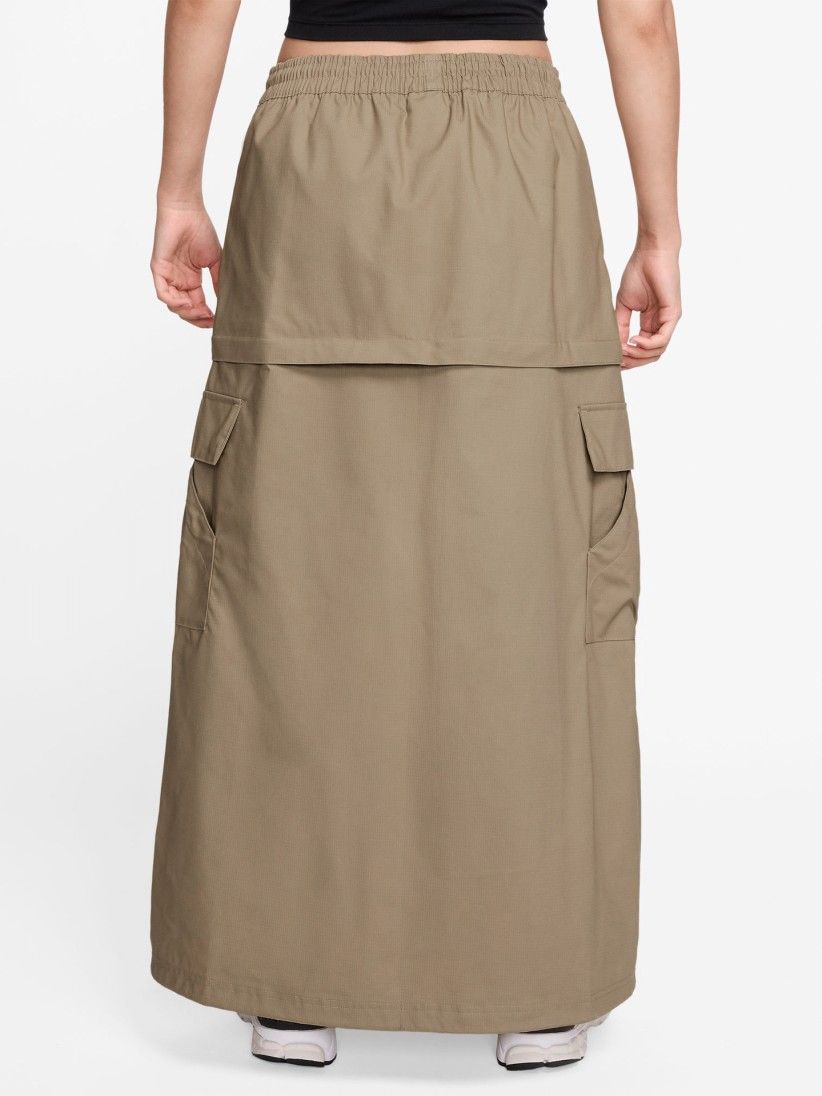 Nike Sportswear Essential Cargo Beige Skirt For Women