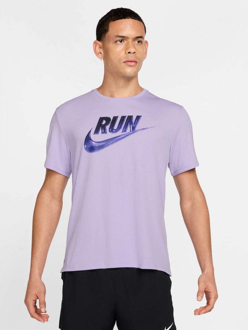 T-shirt de Running Nike Run Energy Miler Dri-FIT Lils Para Homem