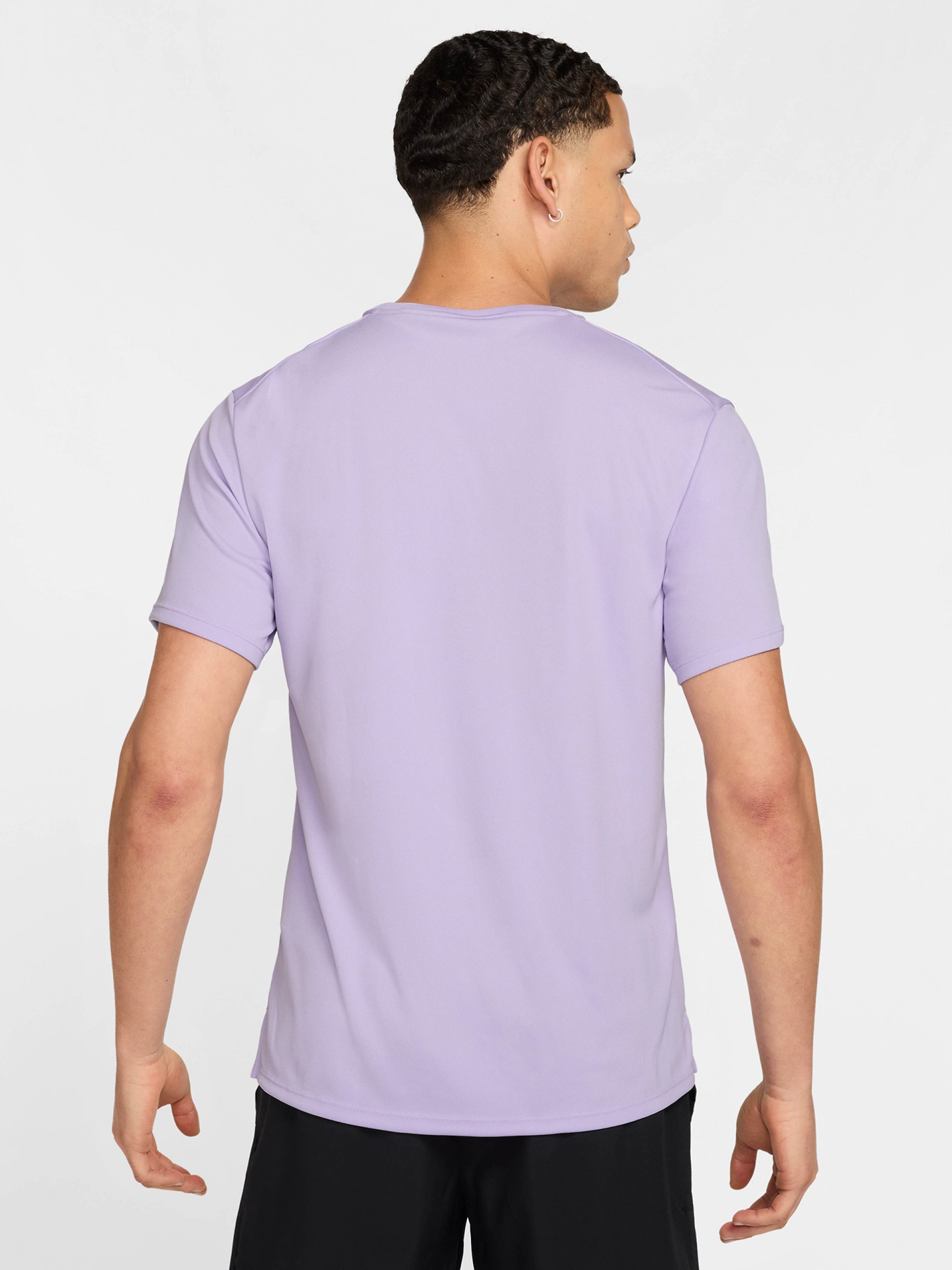 T-shirt de Running Nike Run Energy Miler Dri-FIT Lilás Para Homem