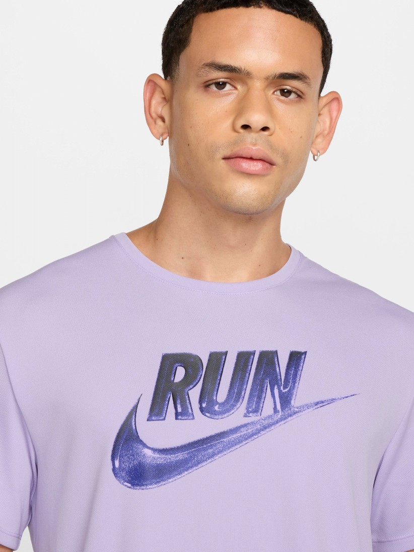 T-shirt de Running Nike Run Energy Miler Dri-FIT Lils Para Homem