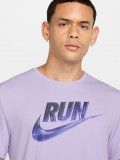 T-shirt de Running Nike Run Energy Miler Dri-FIT Lils Para Homem