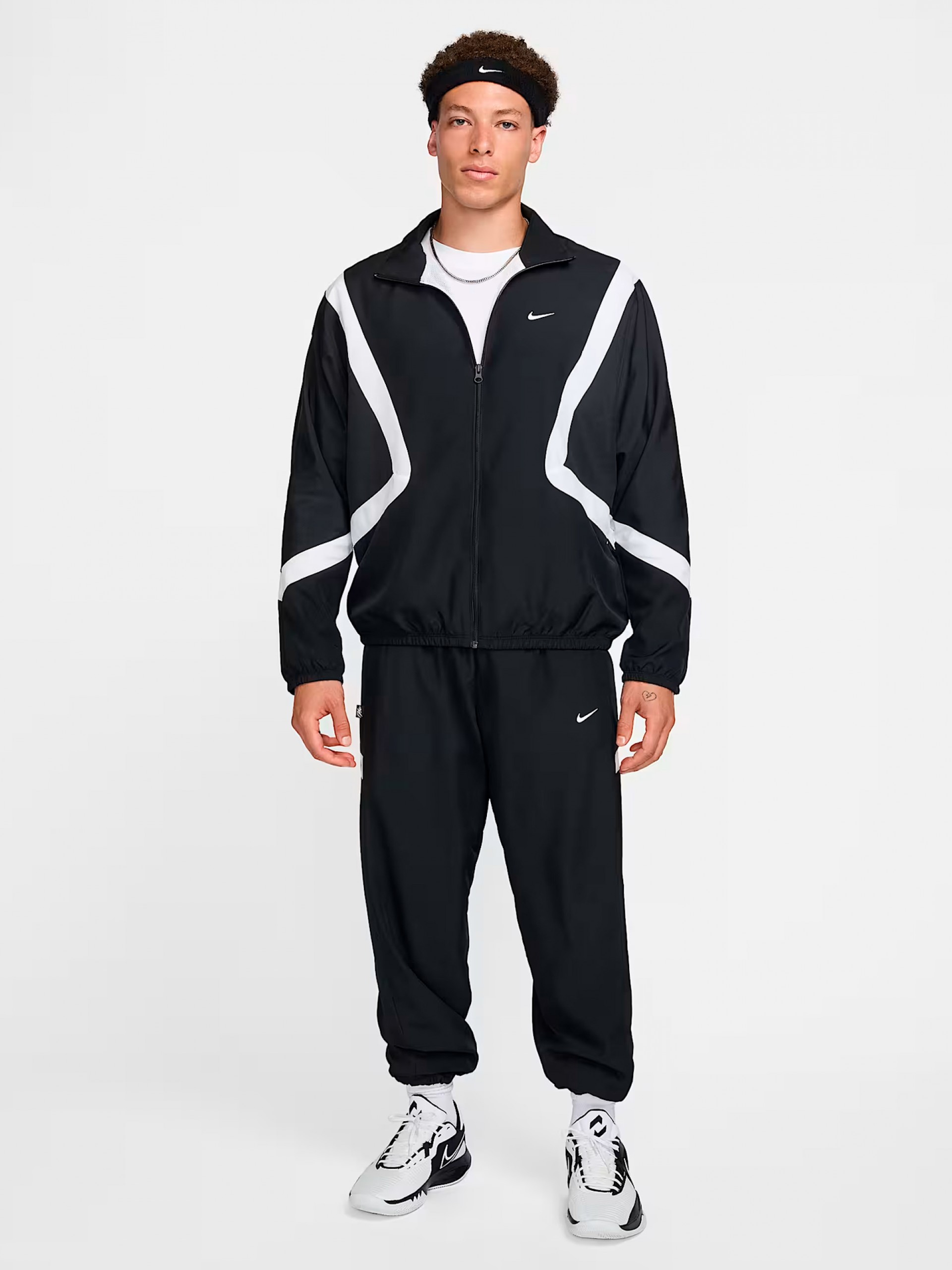 Nike Icon Woven Black Basketball Jacket For Men