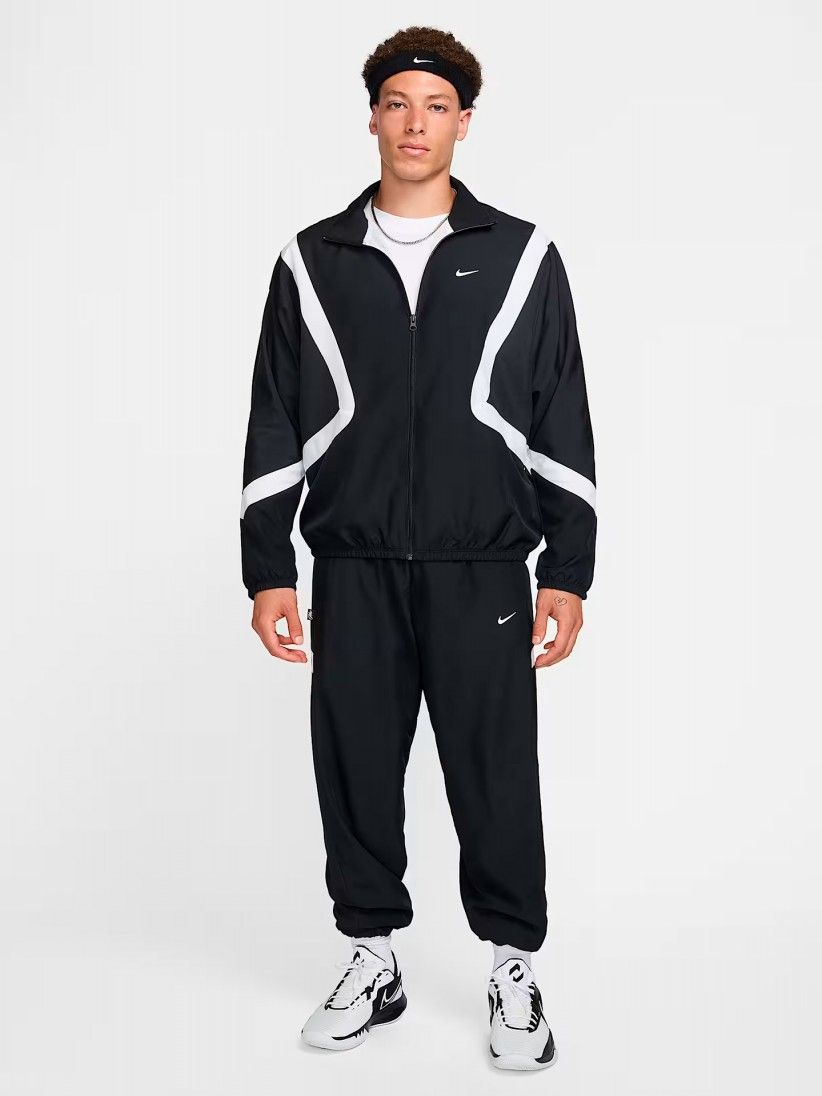 Chaqueta de Baloncesto Nike Icon Woven Negra Para Hombre