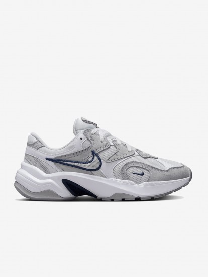 Nike AL8 Grey and White Sneakers For Women
