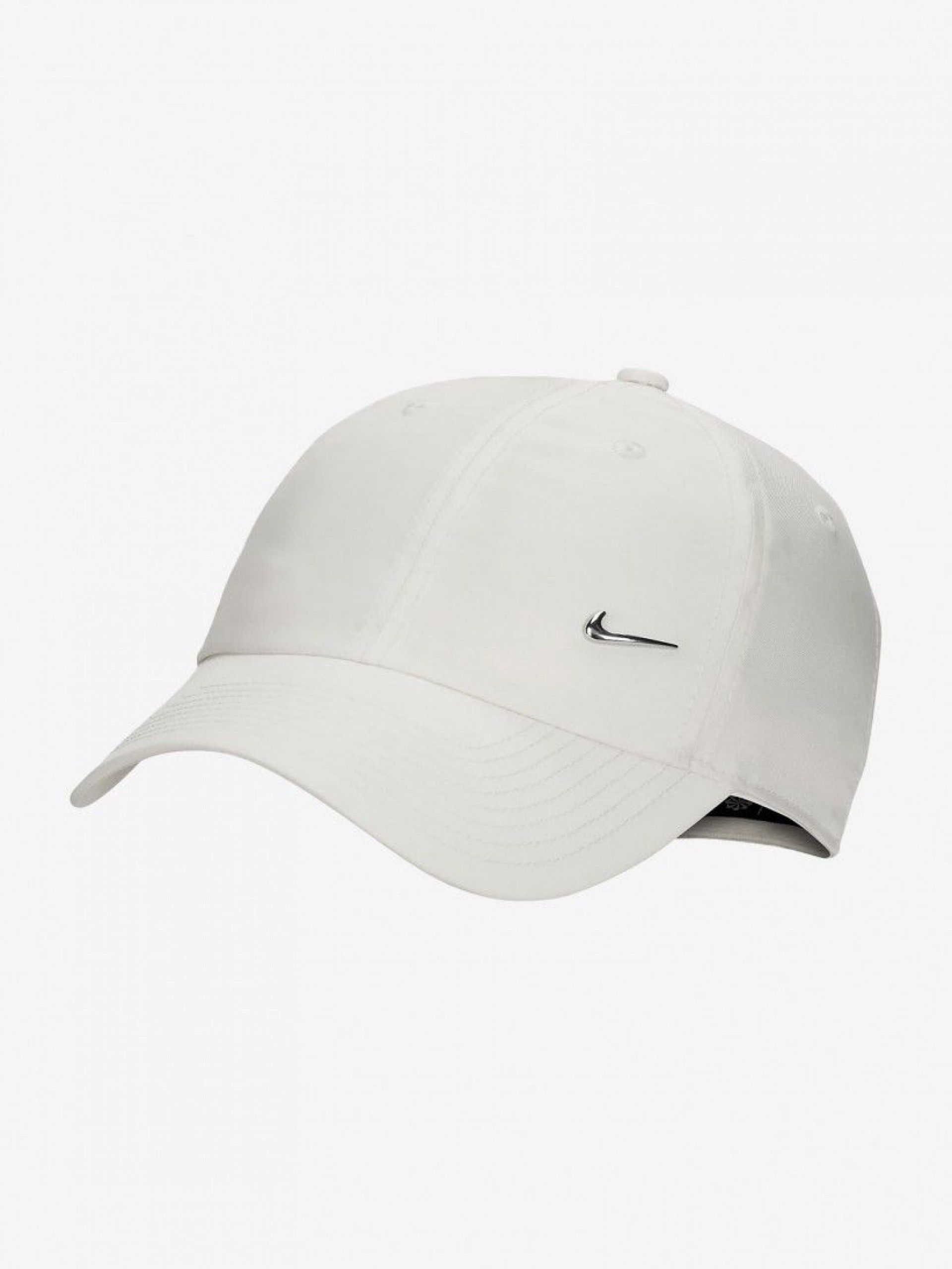 Gorra Nike Dri-FIT Club Unstructured Metal Swoosh Blanca