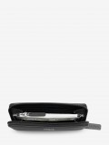 Carteira Lacoste Women's Concept Petit Pique 12 Card Zip Preta