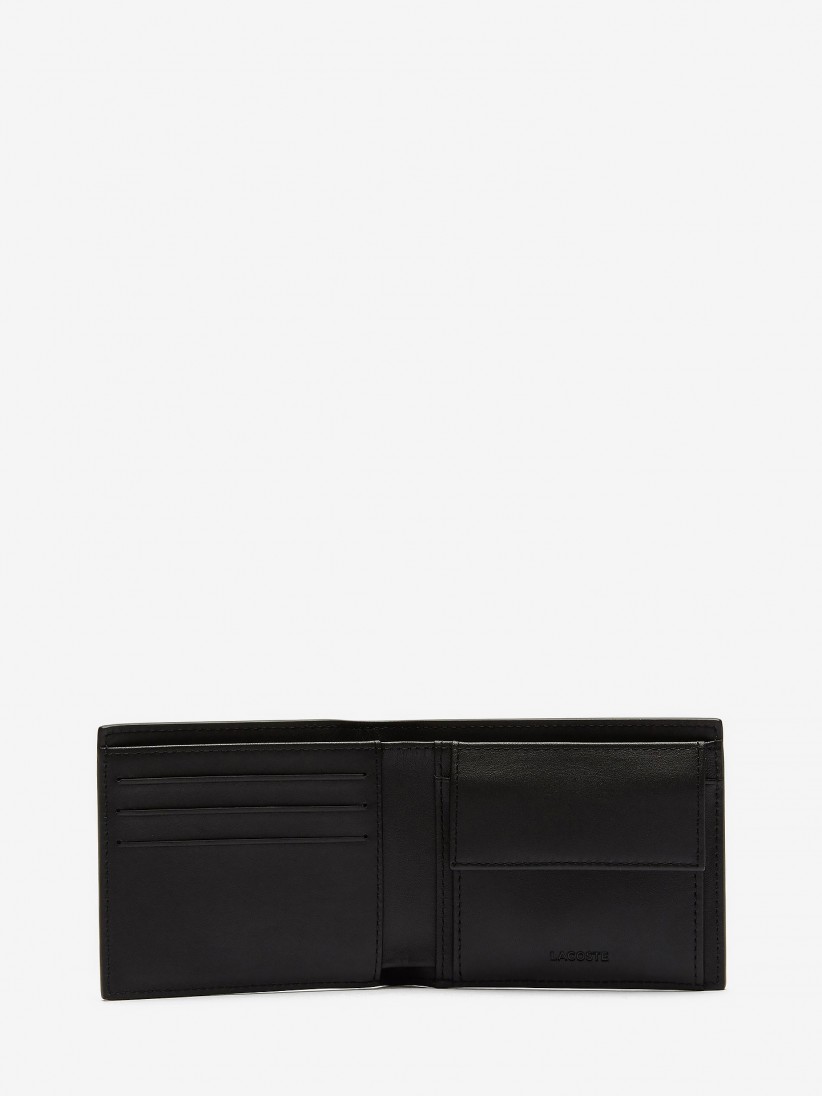 Carteira Lacoste Fitzgerald Billfold Preta