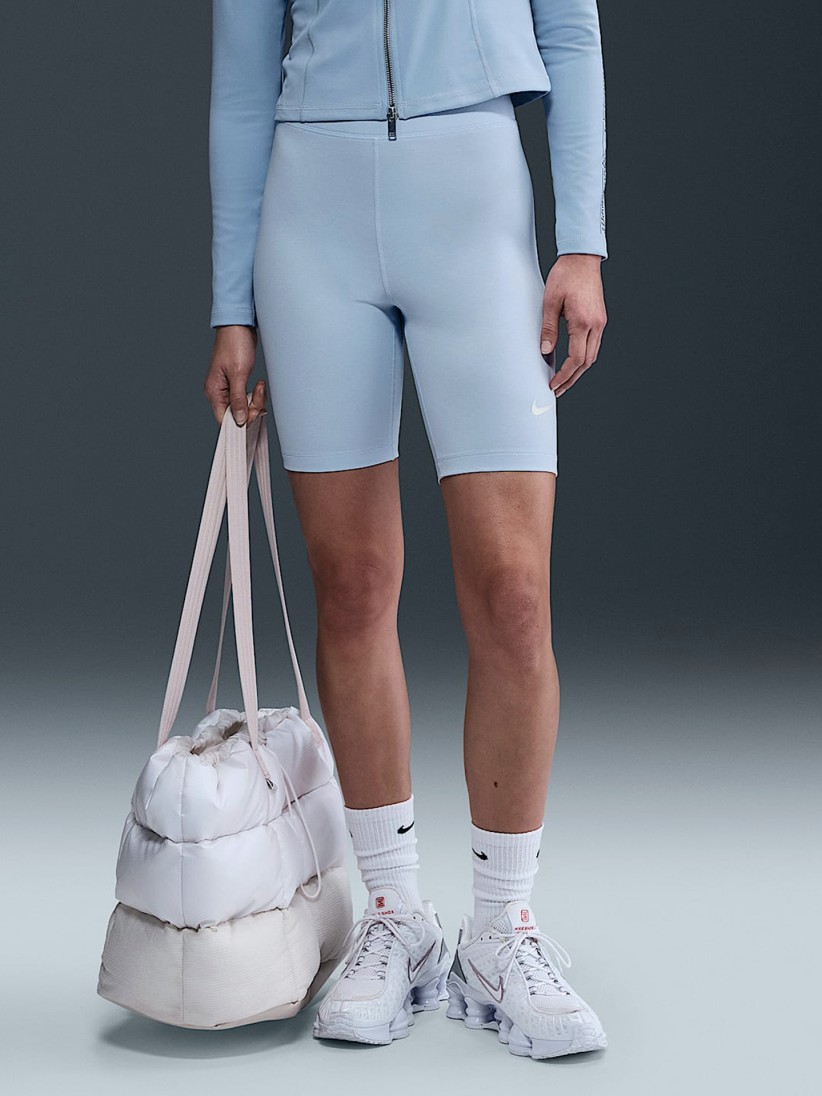 Nike Sportswear Classic 20cm Blue Biker Shorts For Women