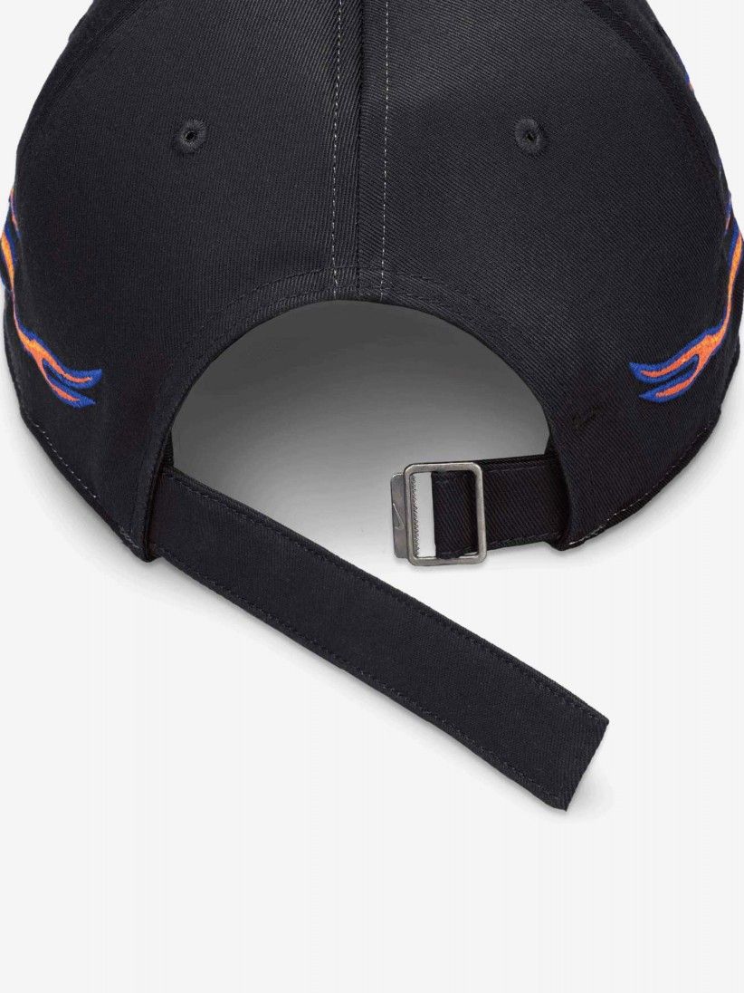 Nike Club OG Flame Embroidered Orange and Black Cap