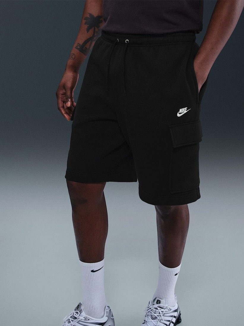 Cales Nike Fleece Cargo Pretos Para Homem