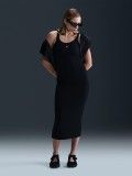 Vestido Nike Sportswear Chill Knit Negro Para Mujer