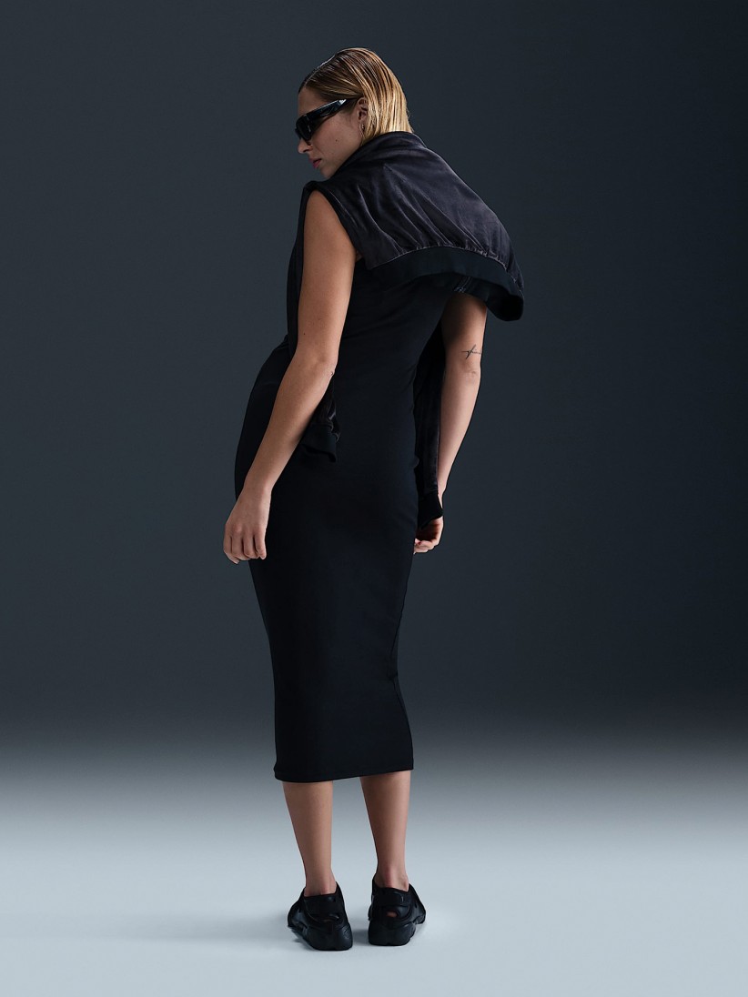 Vestido Nike Sportswear Chill Knit Negro Para Mujer