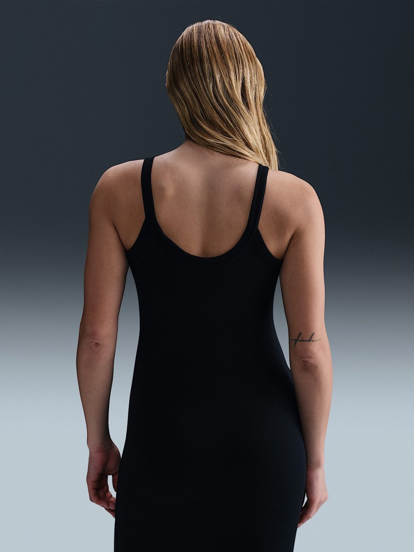 Vestido Nike Sportswear Chill Knit Negro Para Mujer