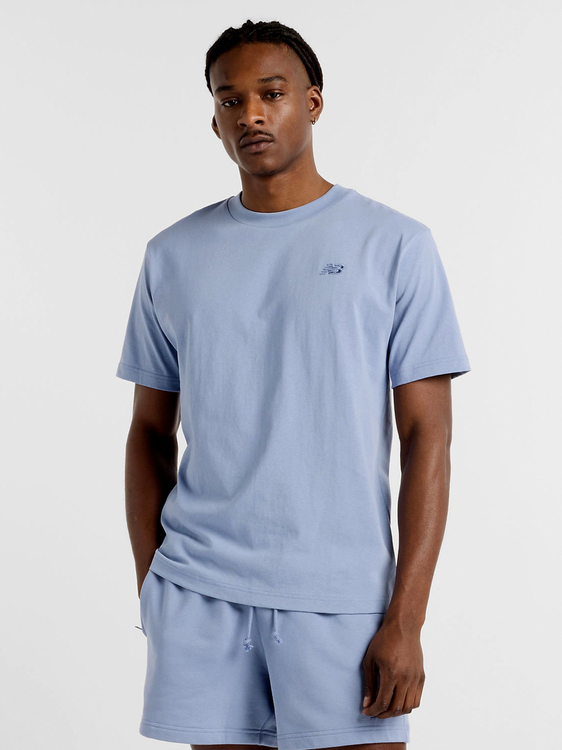 New Balance Athletics Cotton Blue T-shirt