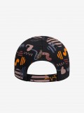 Bon New Era New York Yankees All Over Print 9FORTY Kids Preto Estampado
