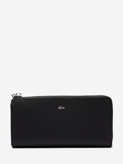 Lacoste Women's Daily City Black Wallet
