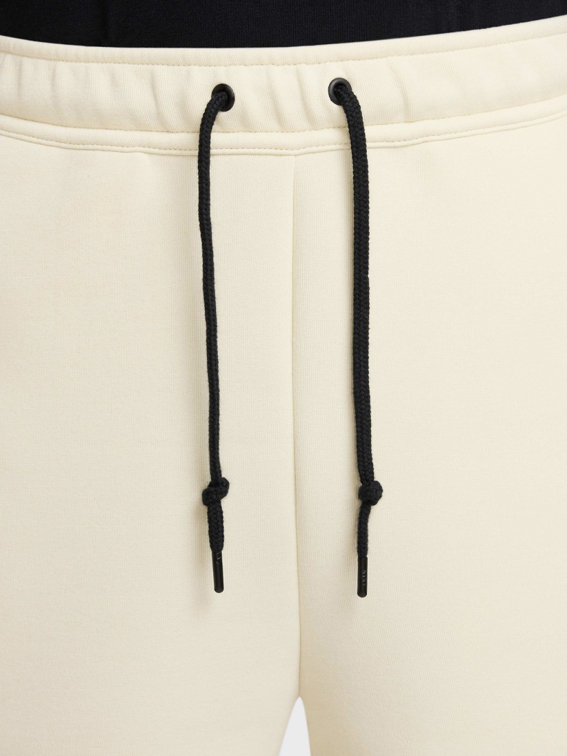 Nike Sportswear Tech Fleece Beige Shorts For Men