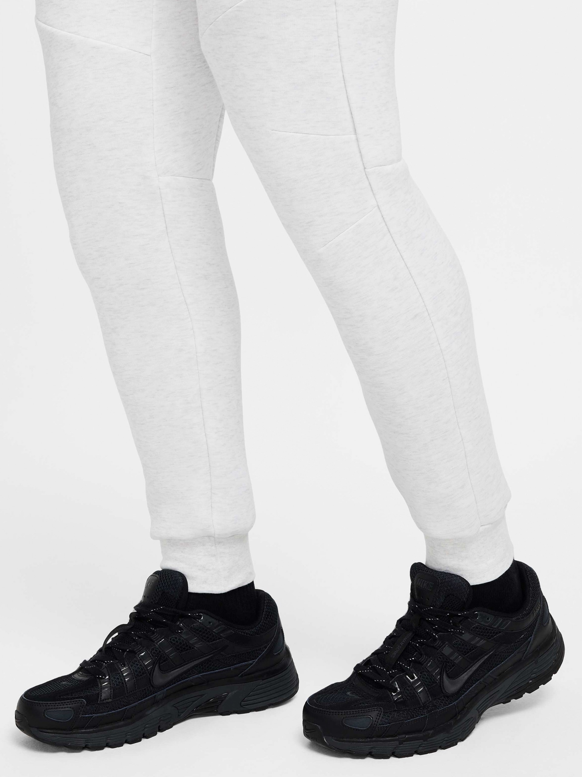 Pantalones Nike Tech Fleece Slim Fit Grises Para Hombre
