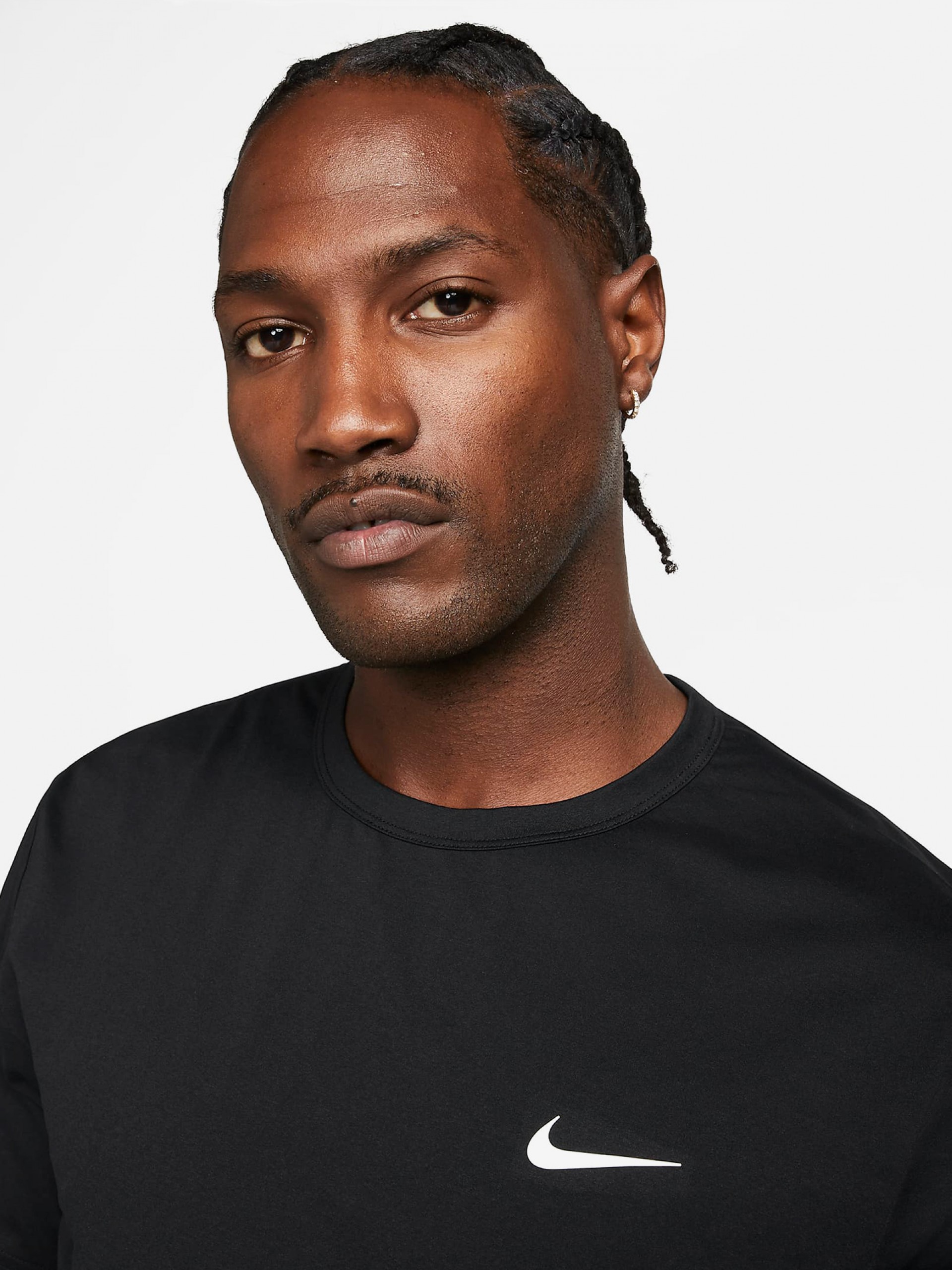 Camiseta de Entrenamiento Nike Hyverse Dri-FIT UV Negra Para Hombre