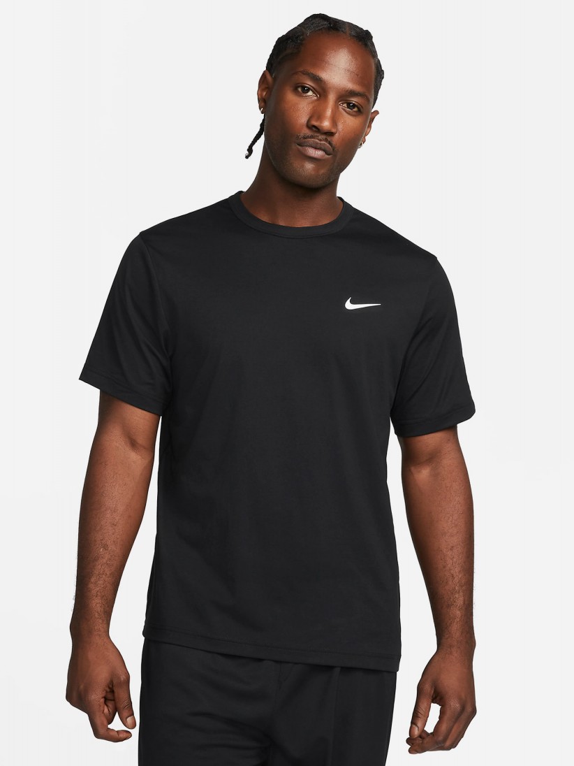★★Nike★★ HYPER DRY FIT UV VERSATILE T-SHIRT M BLACK HQ79 Nike Hyverse Dri-FIT UV Black Training T-shirt For Men