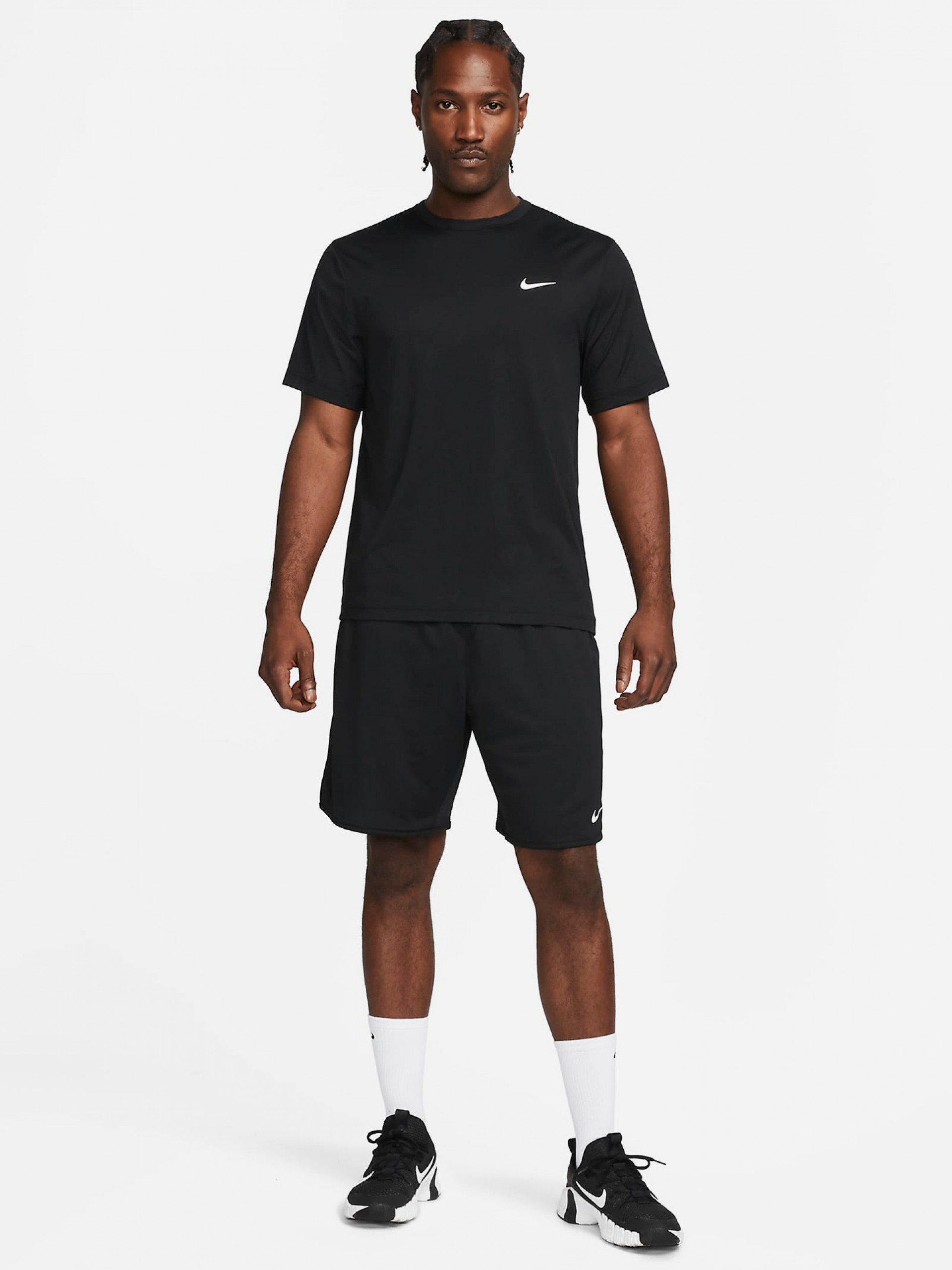 Camiseta de Entrenamiento Nike Hyverse Dri-FIT UV Negra Para Hombre