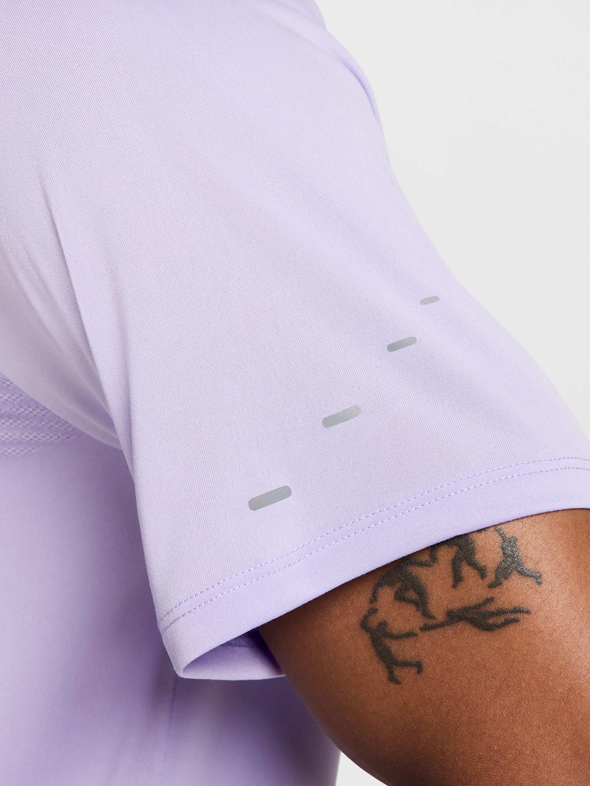 Camiseta de Running Nike Stride Dri-FIT ADV Lila Para Hombre