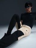 Nike Tech Fleece Slim Fit Yellow and Black Trousers For Men