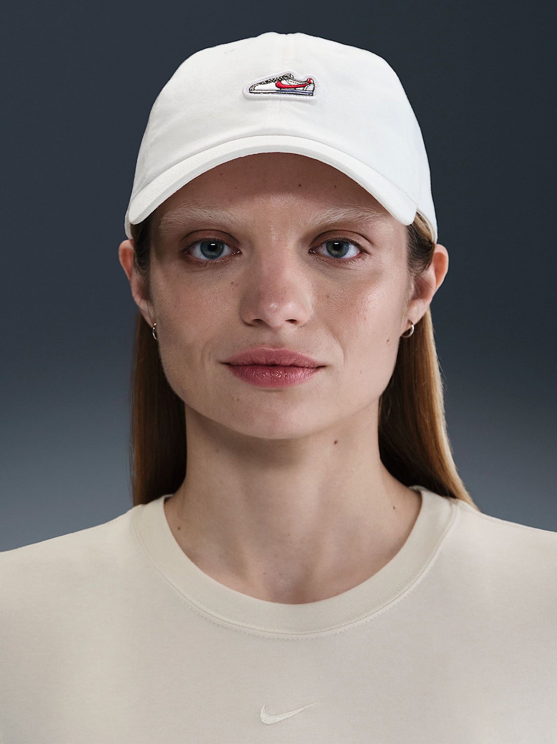 Nike Club Unstructured Cortez Patch White Cap