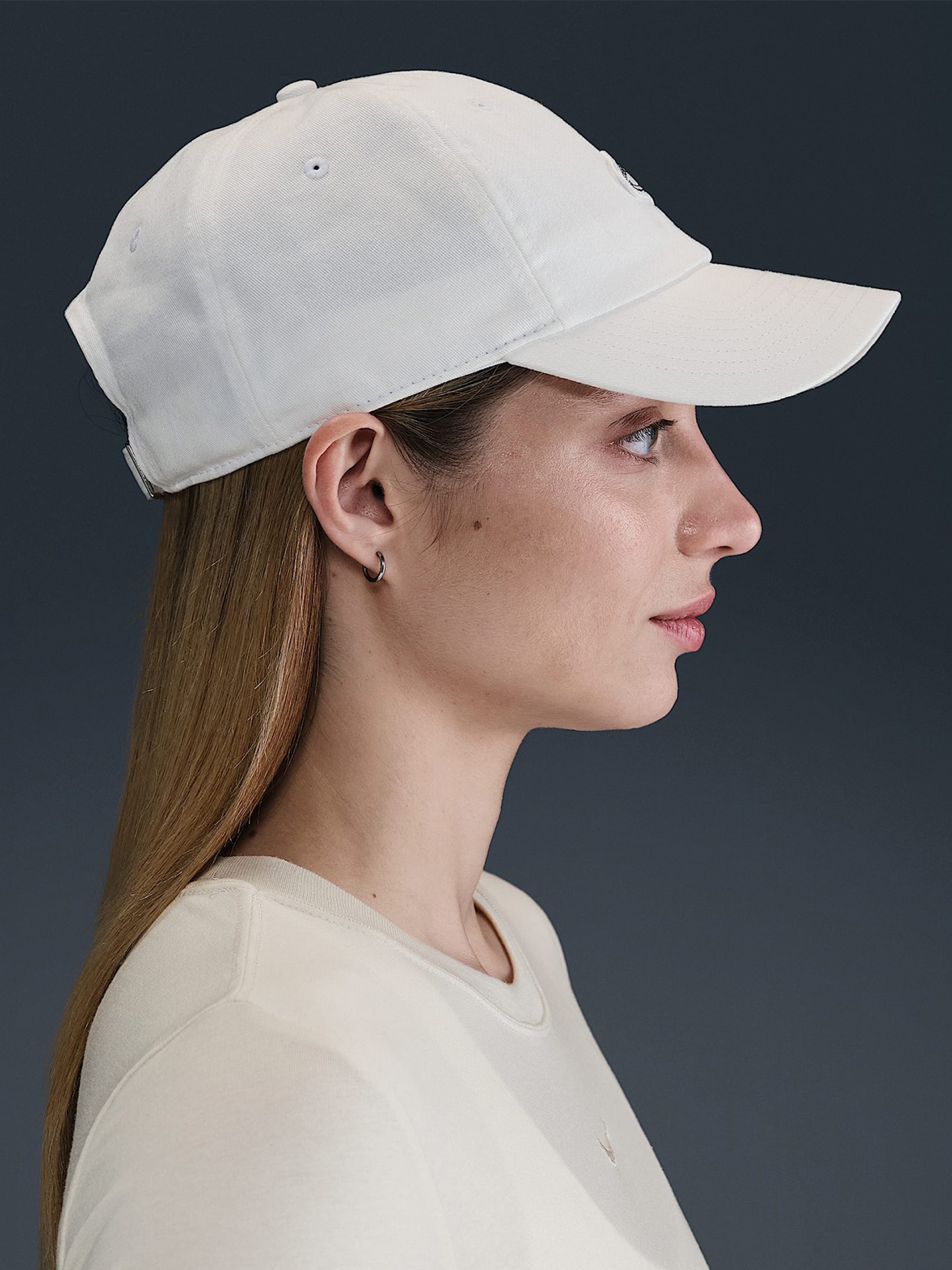 Nike Club Unstructured Cortez Patch White Cap
