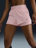Cales de Running 2 em 1 Nike Swift Dri-FIT 10cm Rosa Para Mulher