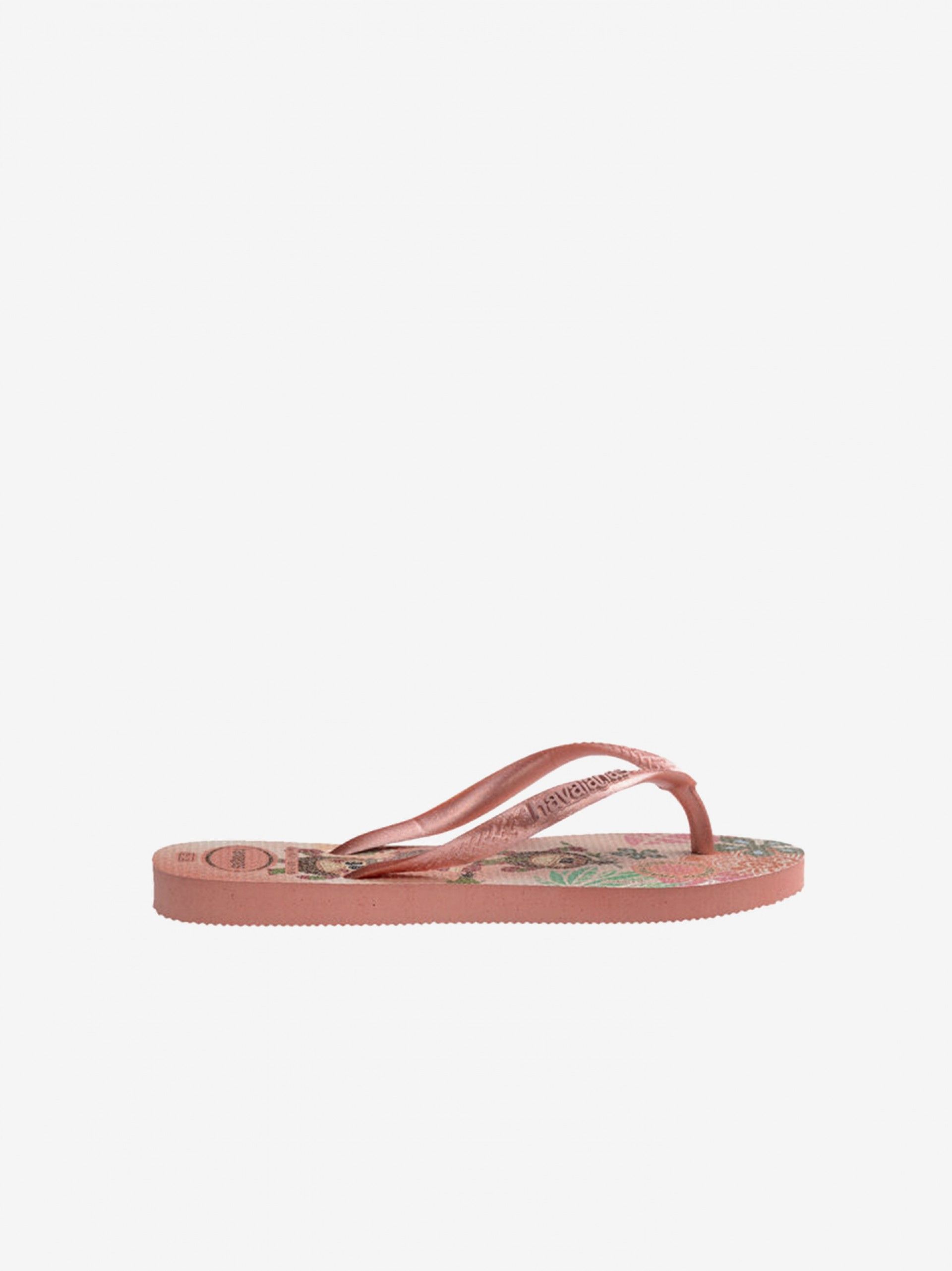 Chinelos Havaianas Slim Princess Kids Rosa