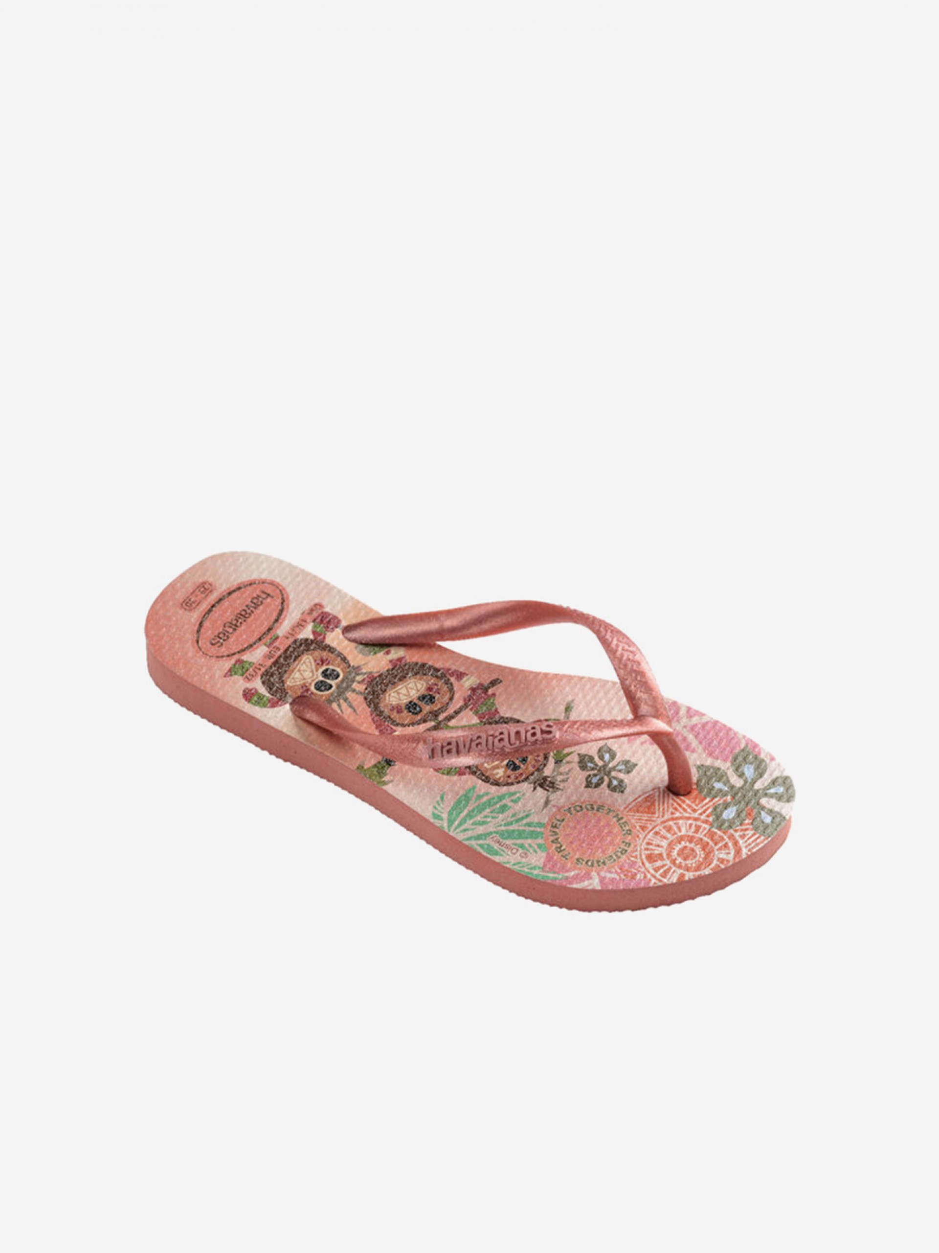 Chinelos Havaianas Slim Princess Kids Rosa