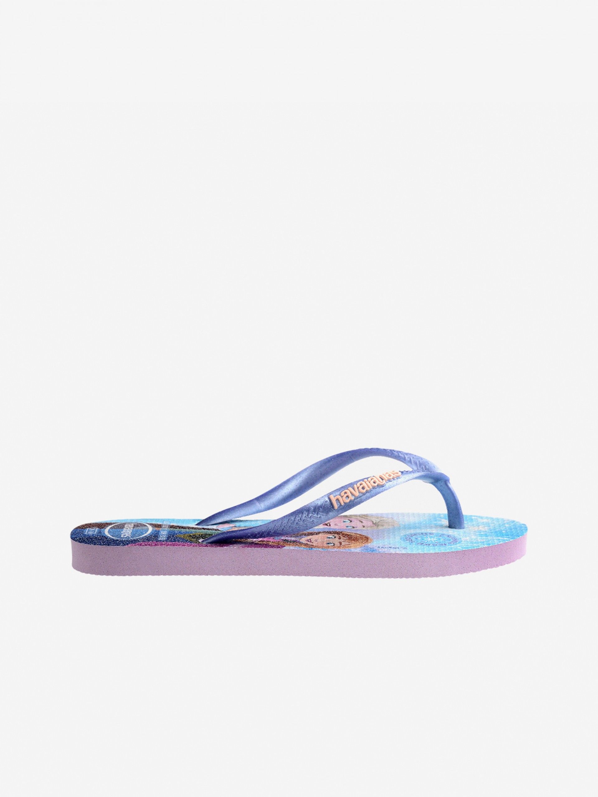 Chinelos Havaianas Slim Princess Kids Roxos