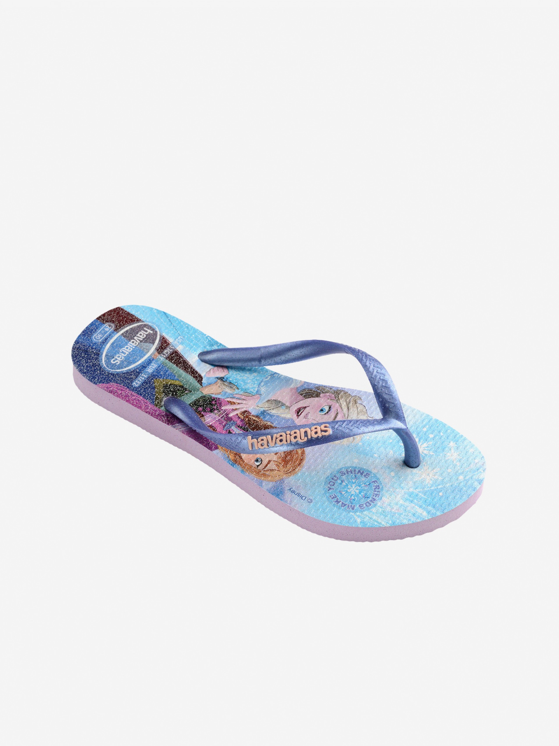 Chinelos Havaianas Slim Princess Kids Roxos