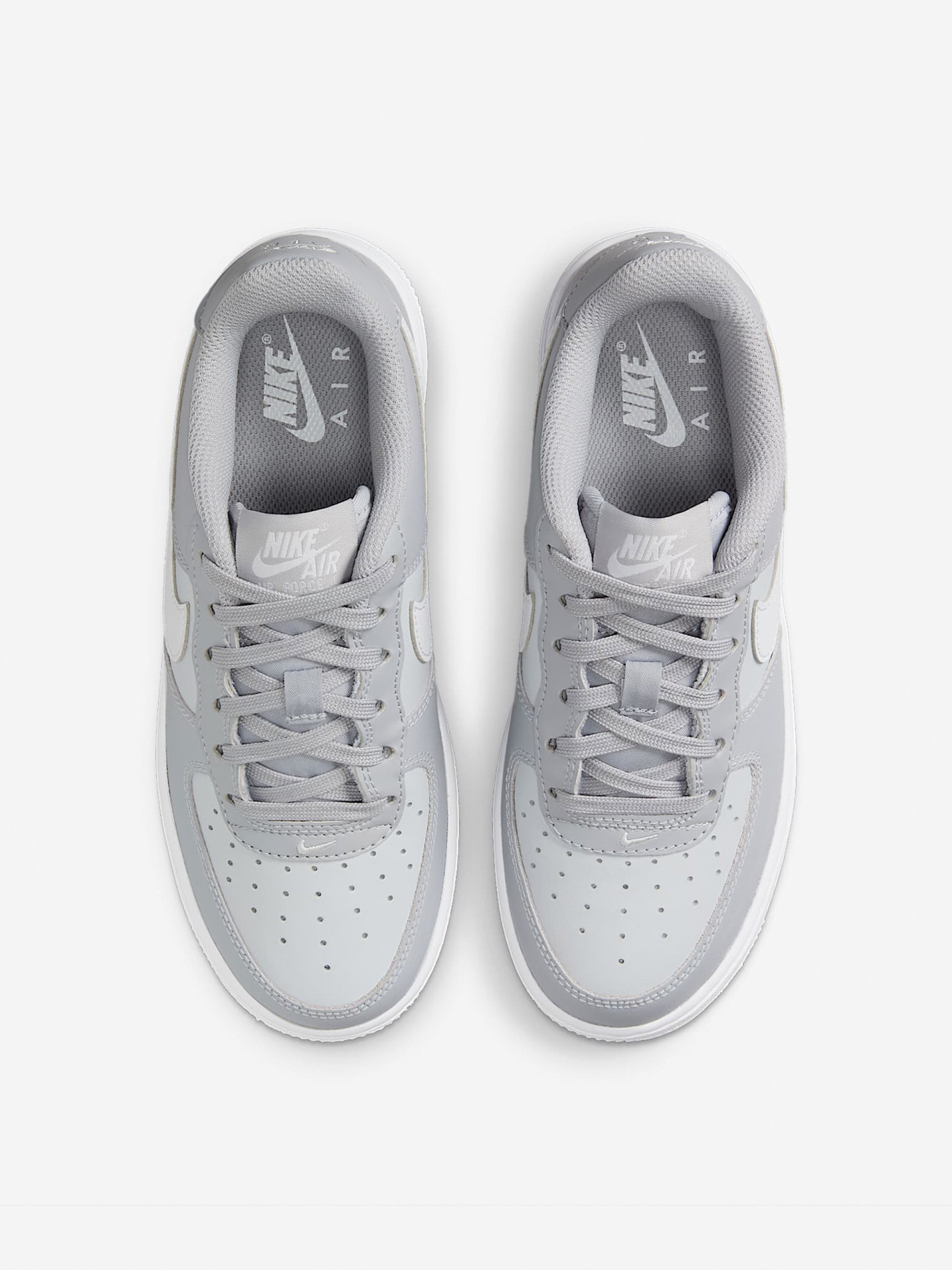 Zapatillas Nike Air Force 1 Grises Júnior