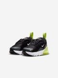 Sapatilhas Nike Air Max 270 Pretas e Verdes Para Beb