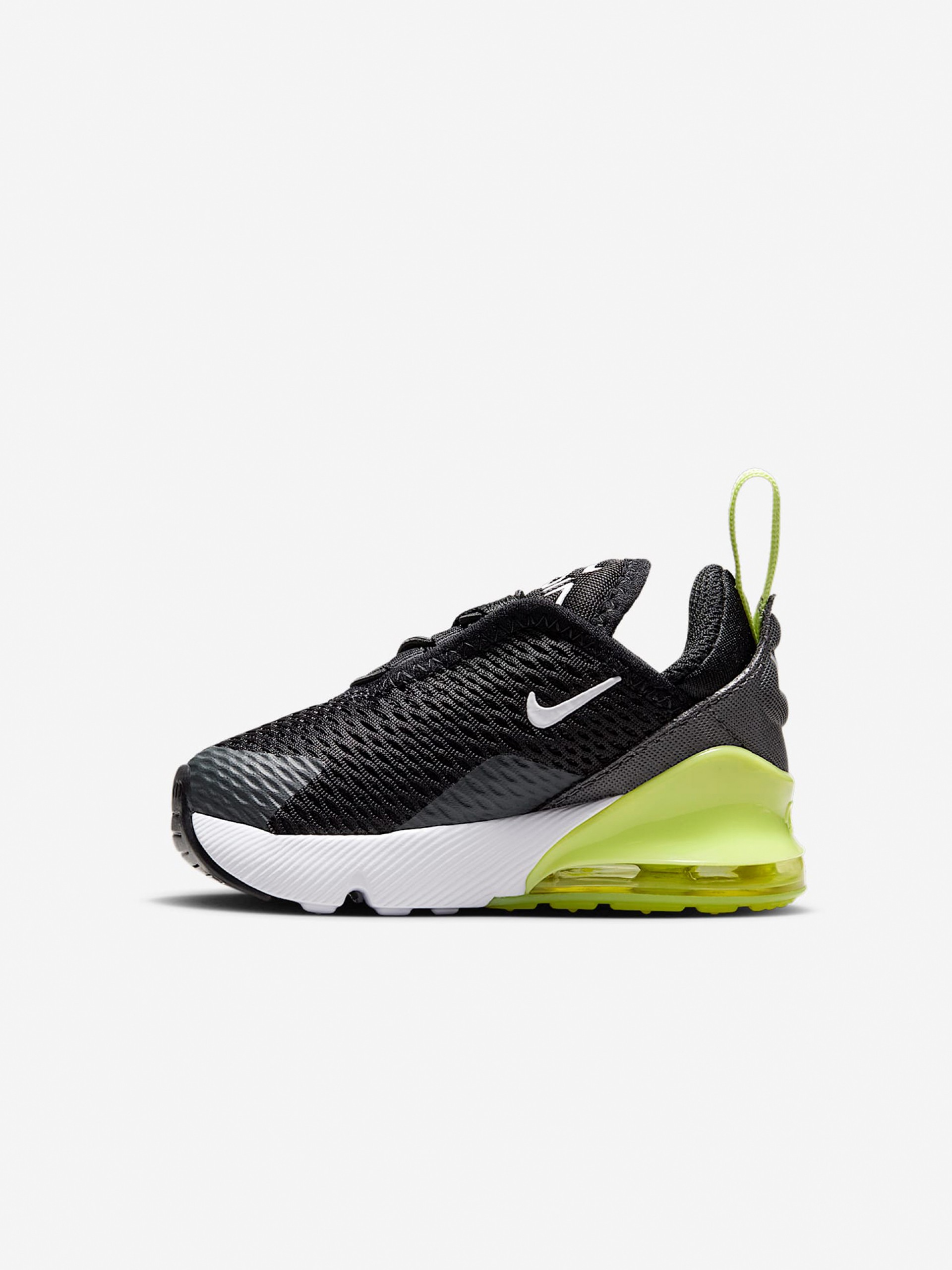 Sapatilhas Nike Air Max 270 Pretas e Verdes Para Bebé
