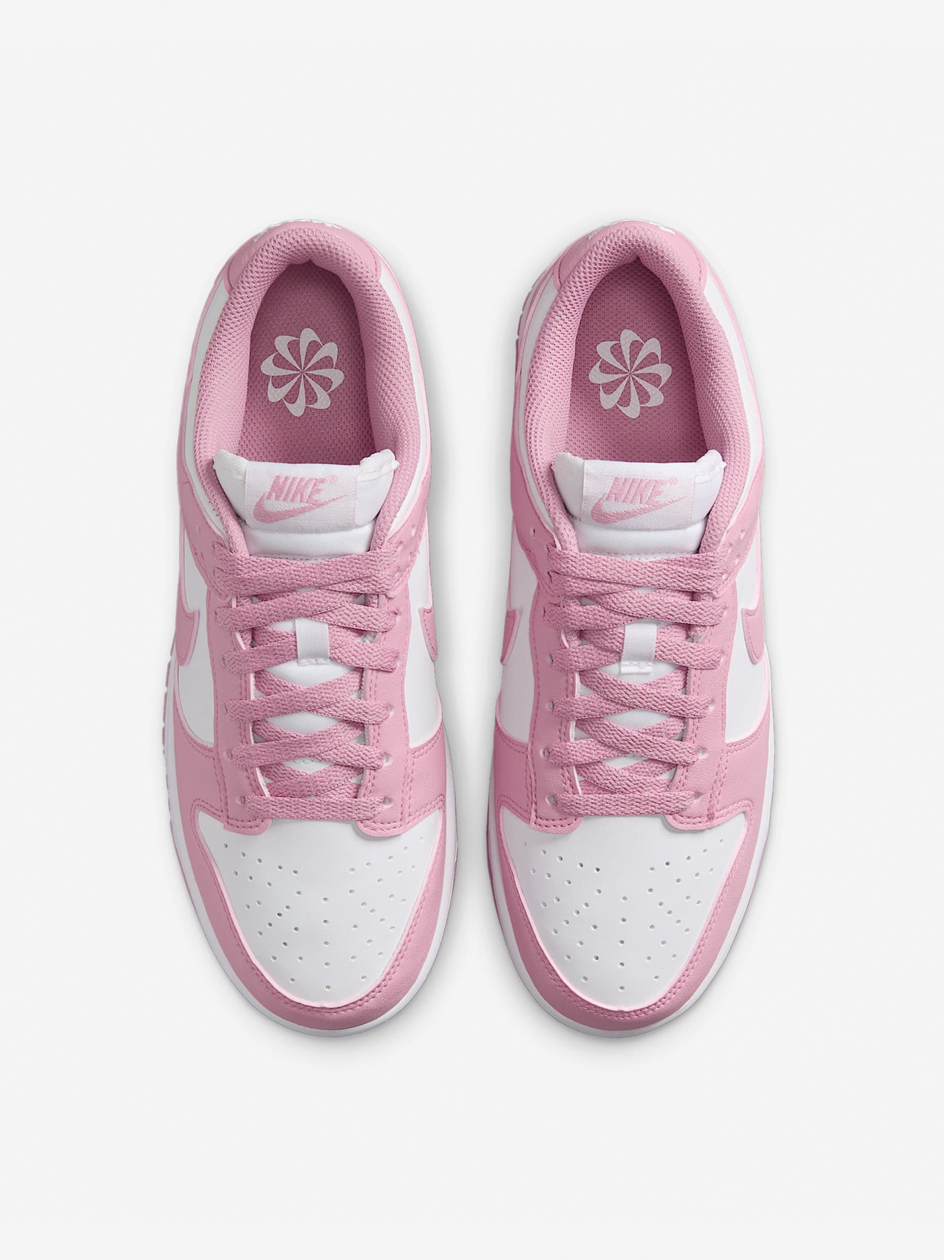 Sapatilhas Nike Dunk Low Next Nature Rosa e Brancas Para Mulher