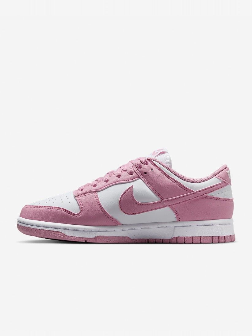 Sapatilhas Nike Dunk Low Next Nature Rosa e Brancas Para Mulher