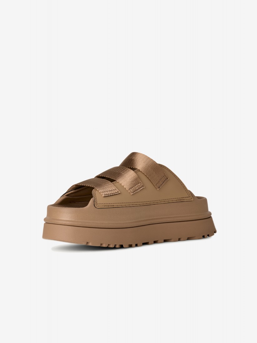Ugg GoldenGlow Camel Slides For Women