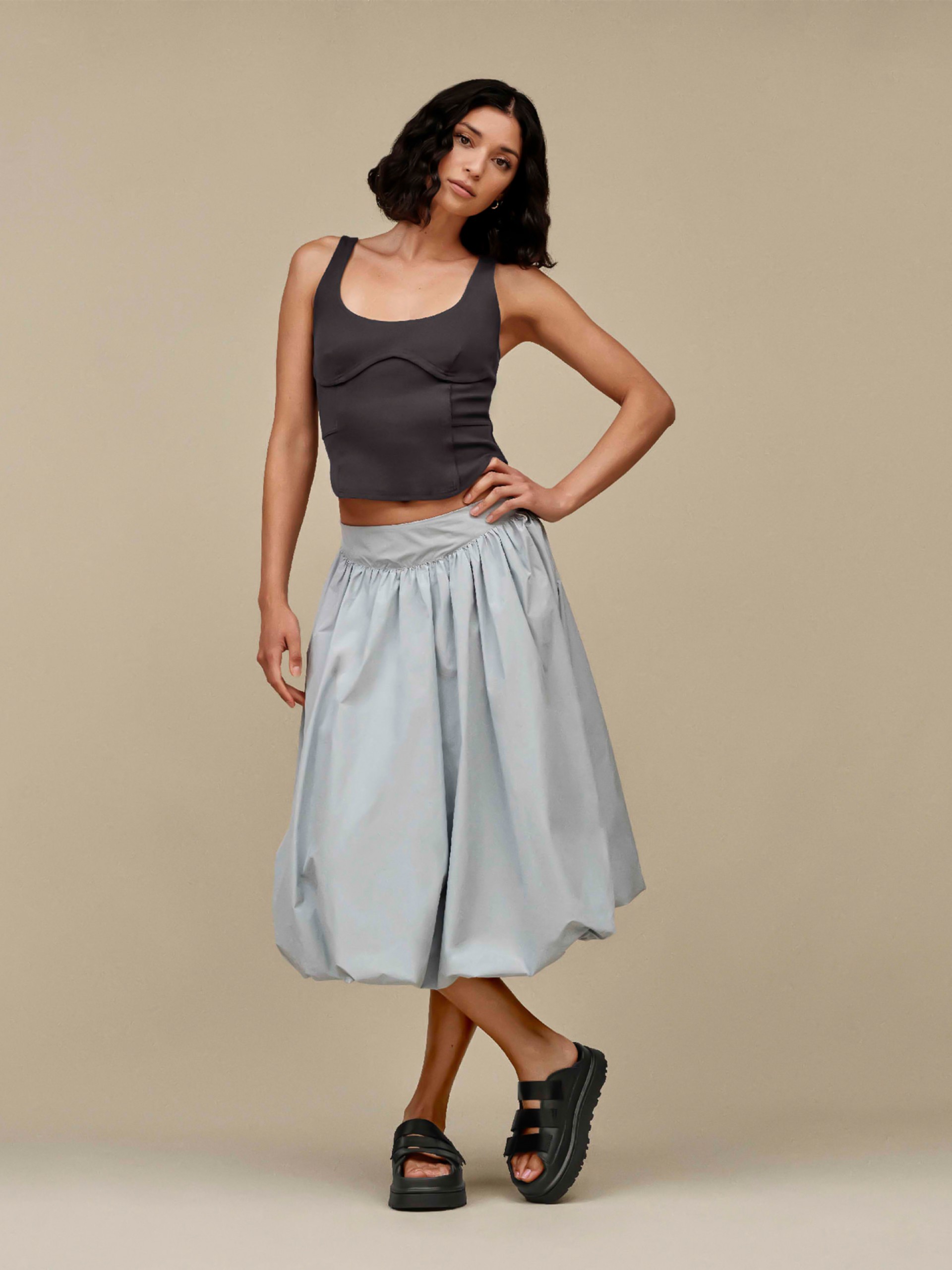 Ugg GoldenGlow Black Slides For Women